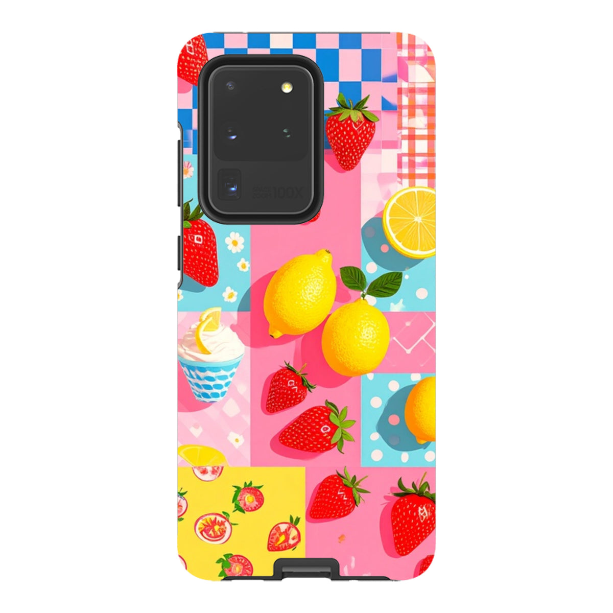 Samsung Tough Case - Lemon Strawberry Icecream