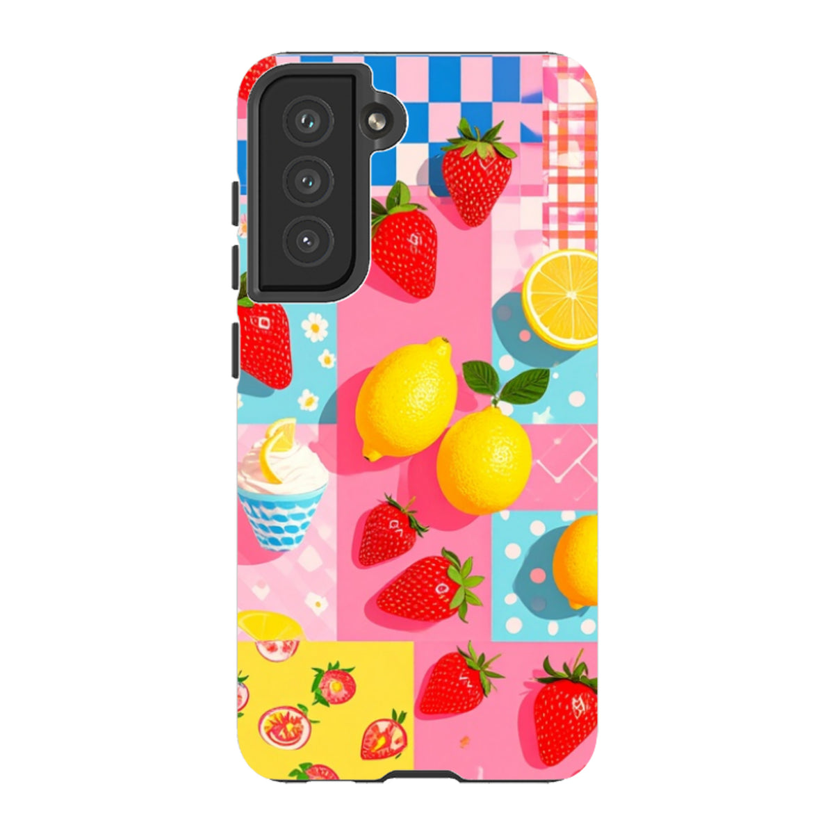 Samsung Tough Case - Lemon Strawberry Icecream