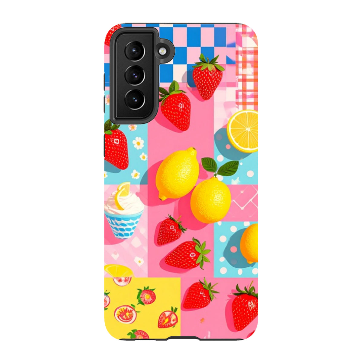 Samsung Tough Case - Lemon Strawberry Icecream