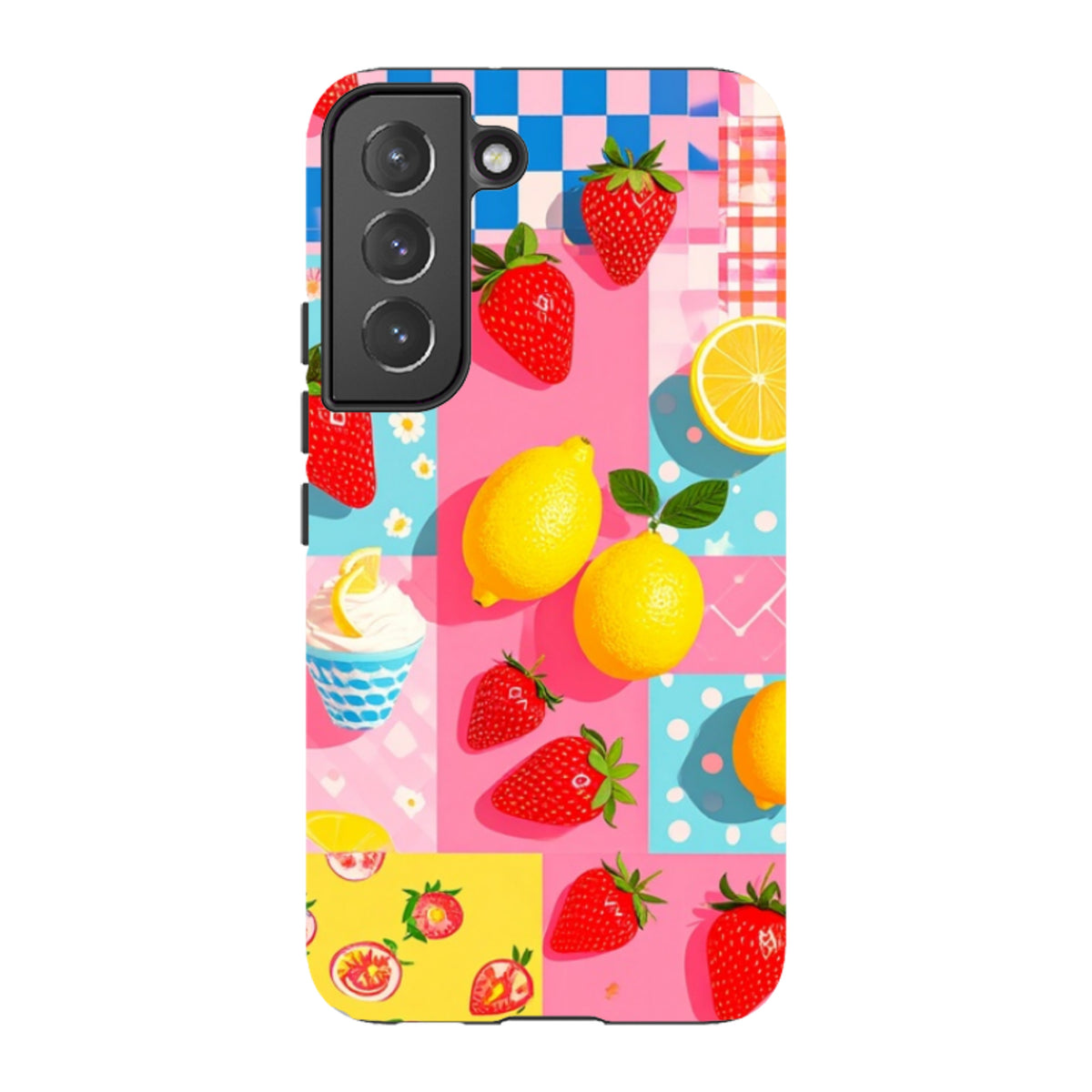Samsung Tough Case - Lemon Strawberry Icecream