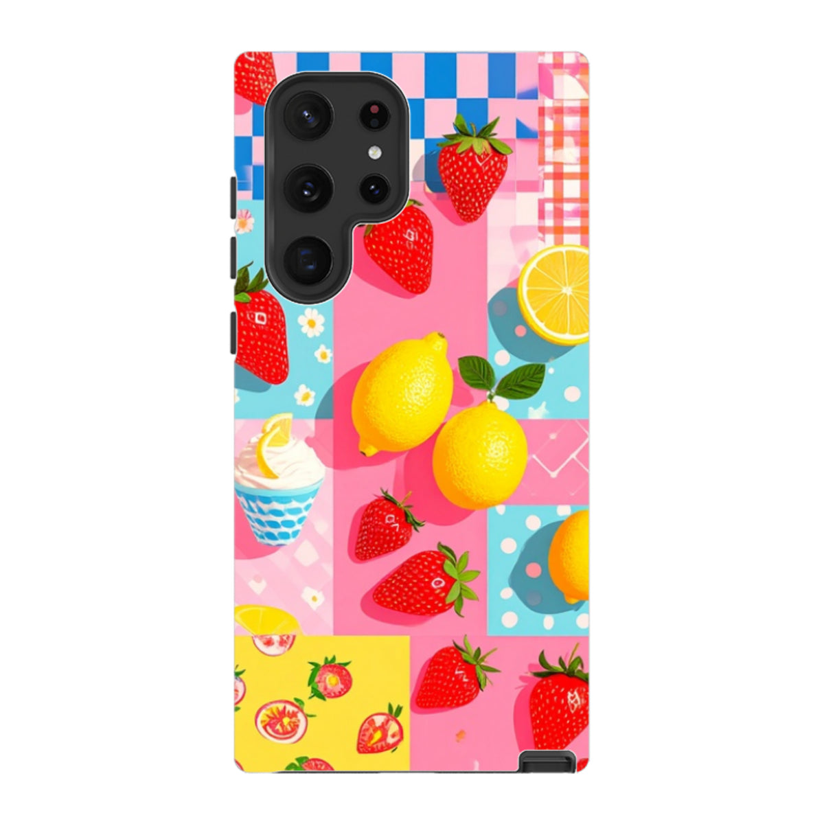 Samsung Tough Case - Lemon Strawberry Icecream