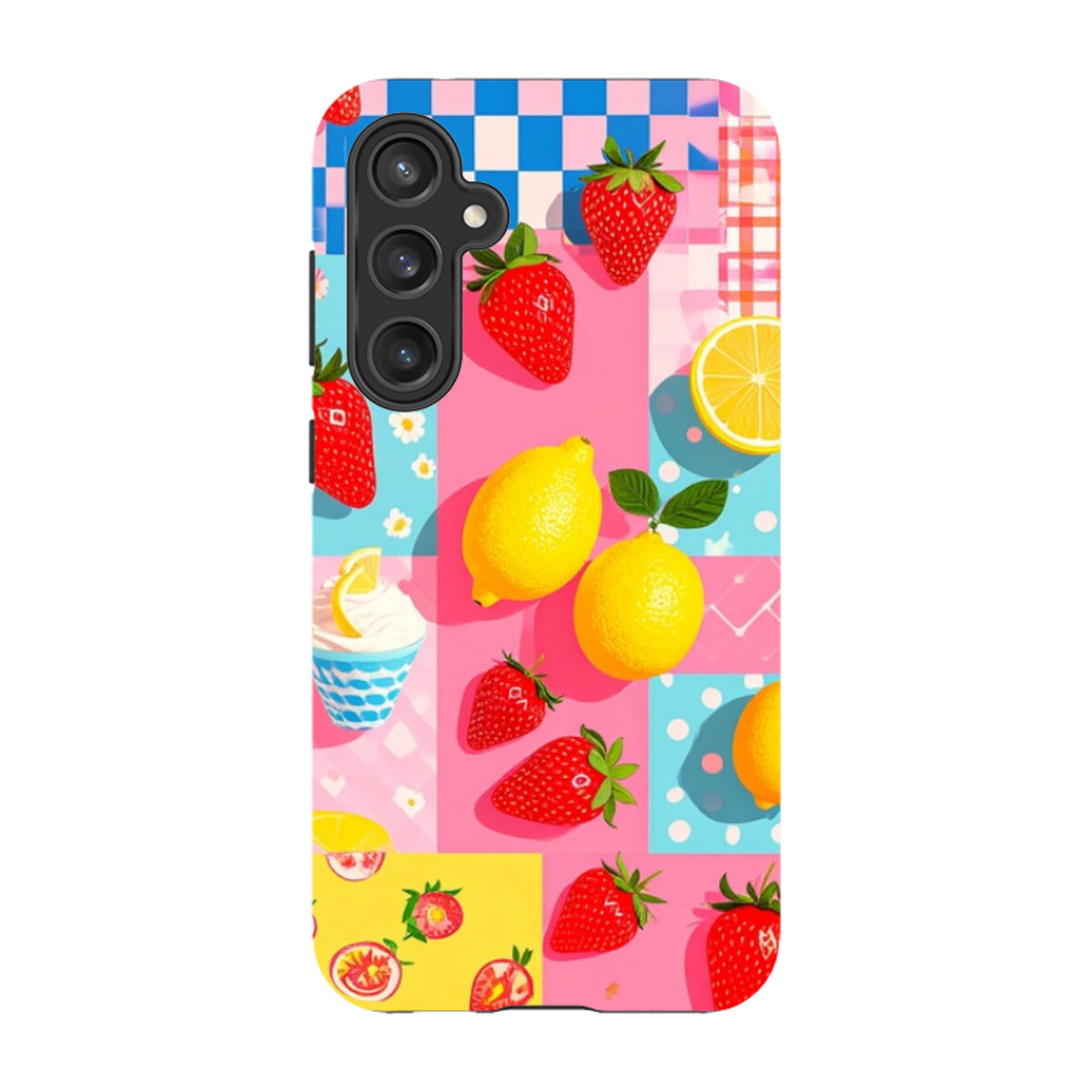 Samsung Tough Case - Lemon Strawberry Icecream