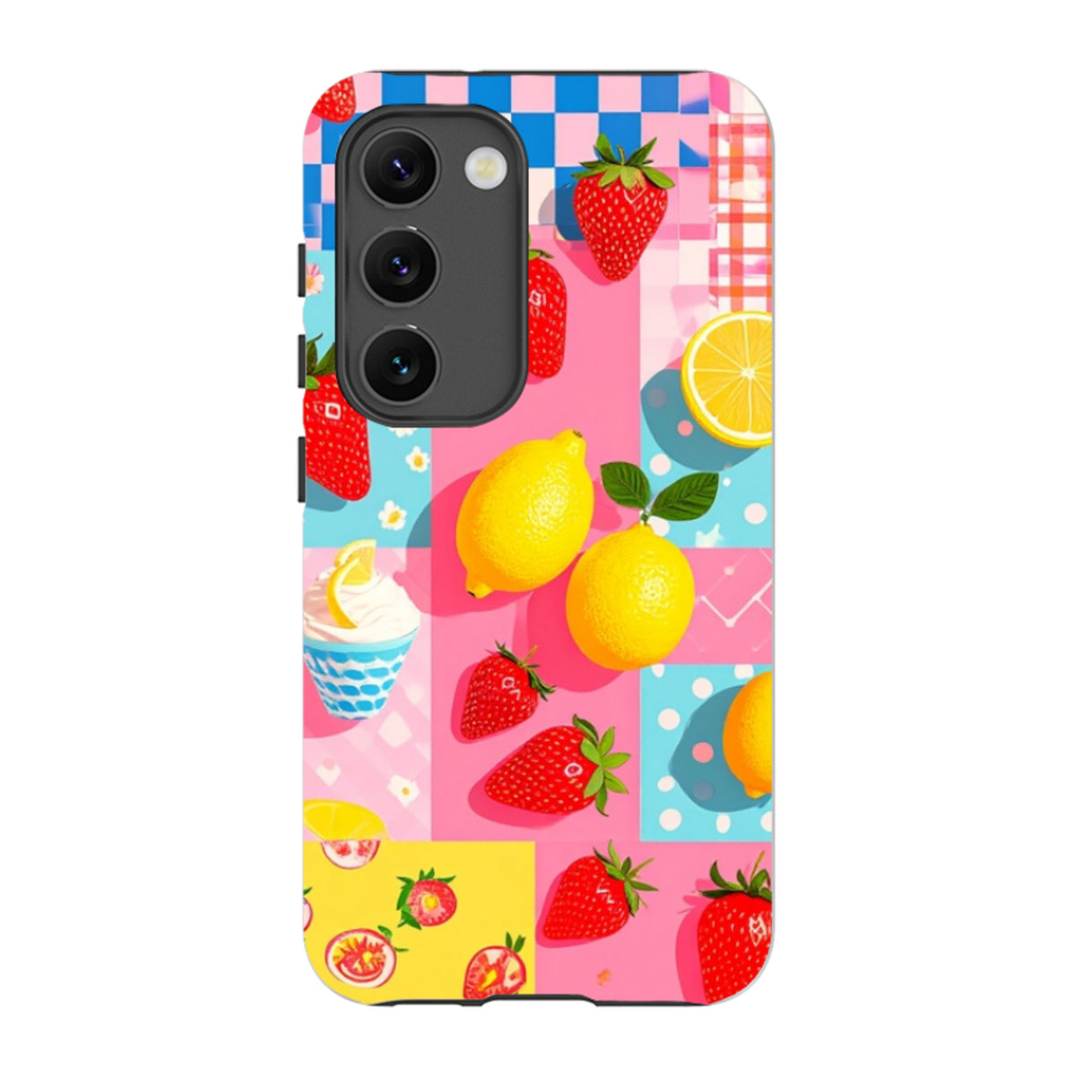 Samsung Tough Case - Lemon Strawberry Icecream