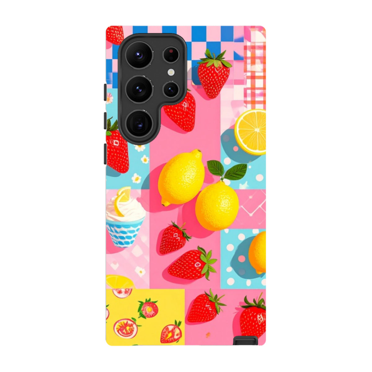 Samsung Tough Case - Lemon Strawberry Icecream