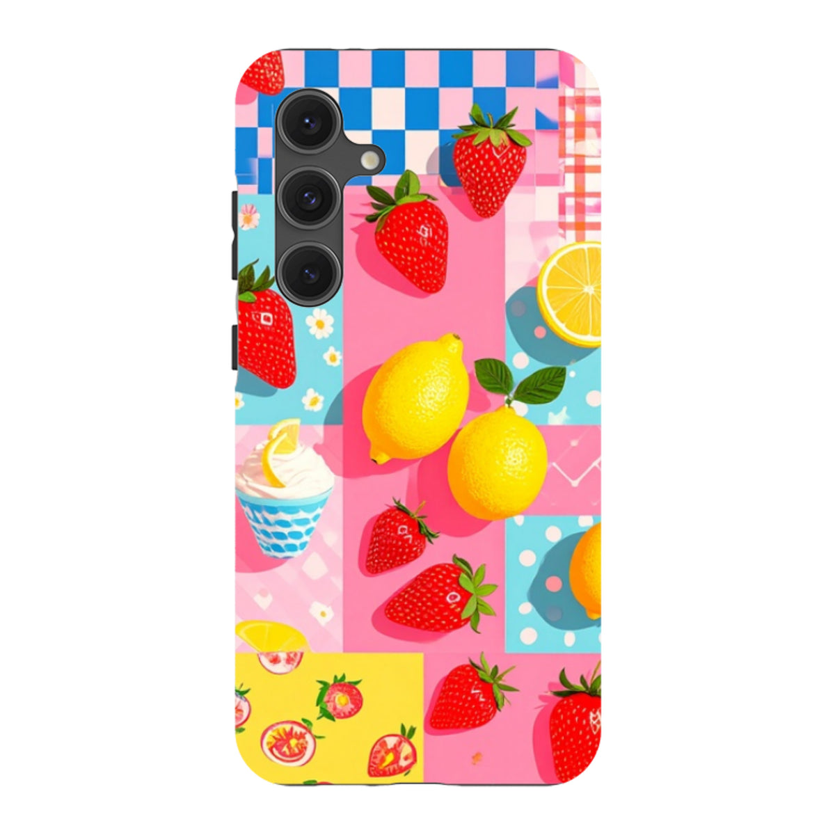 Samsung Tough Case - Lemon Strawberry Icecream
