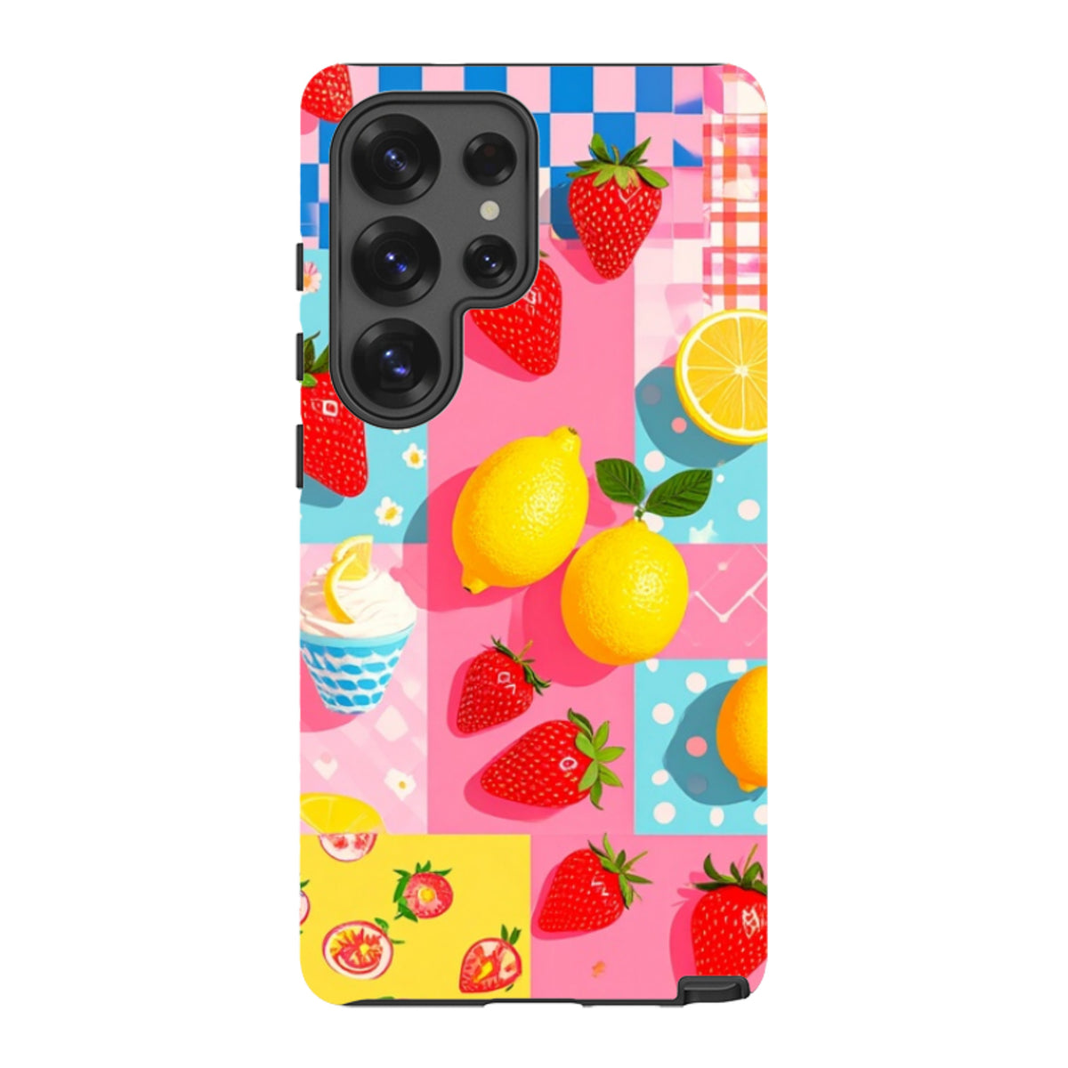 Samsung Tough Case - Lemon Strawberry Icecream