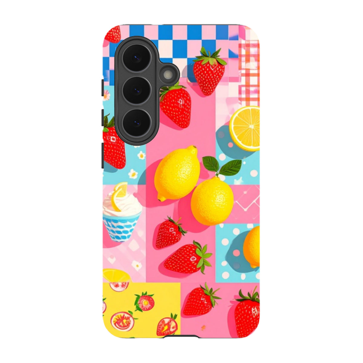 Samsung Tough Case - Lemon Strawberry Icecream