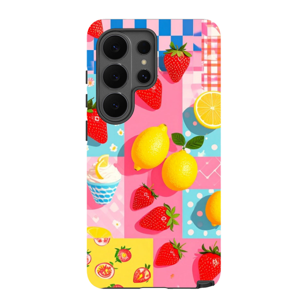 Samsung Tough Case - Lemon Strawberry Icecream
