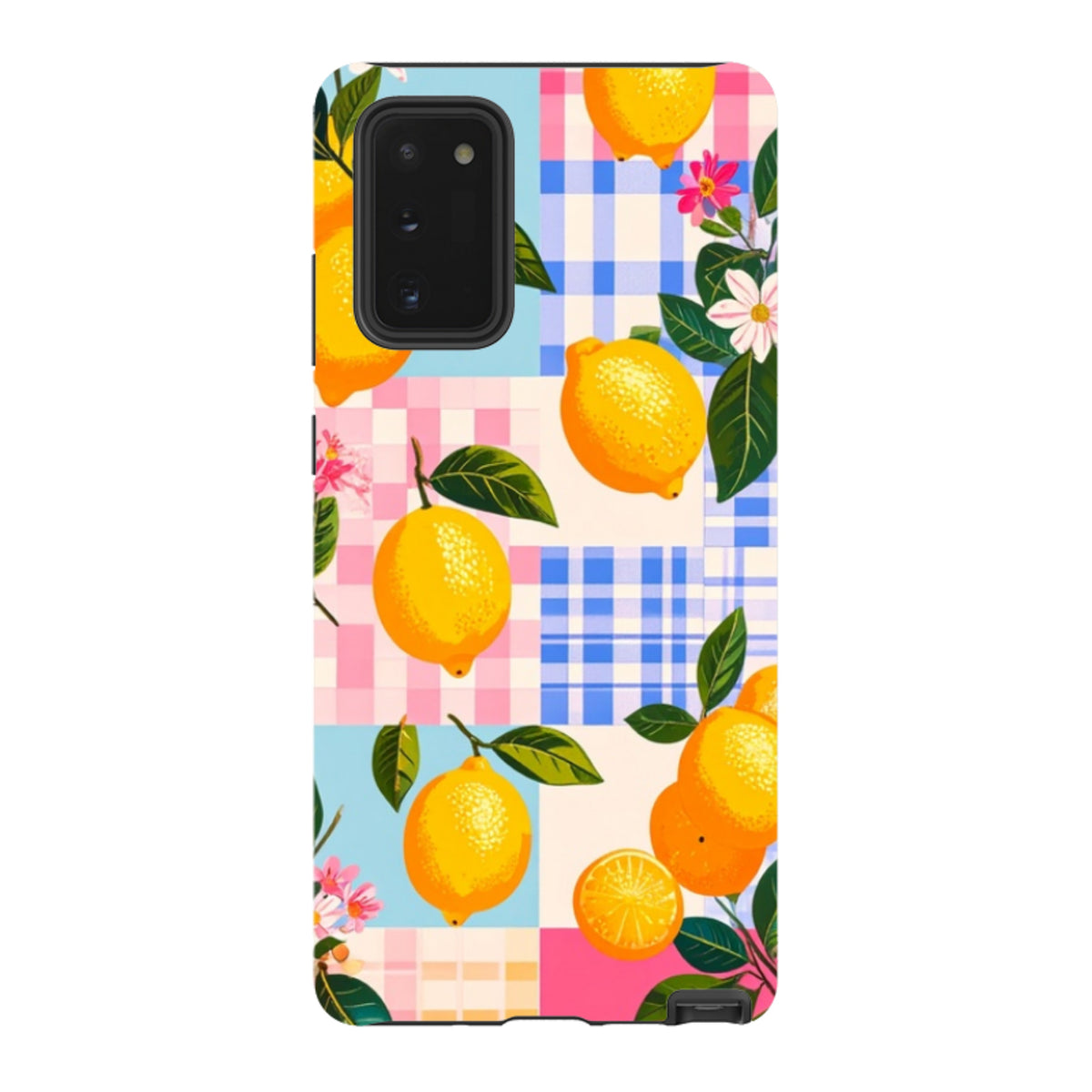 Samsung Tough Case - Lemons and Checks