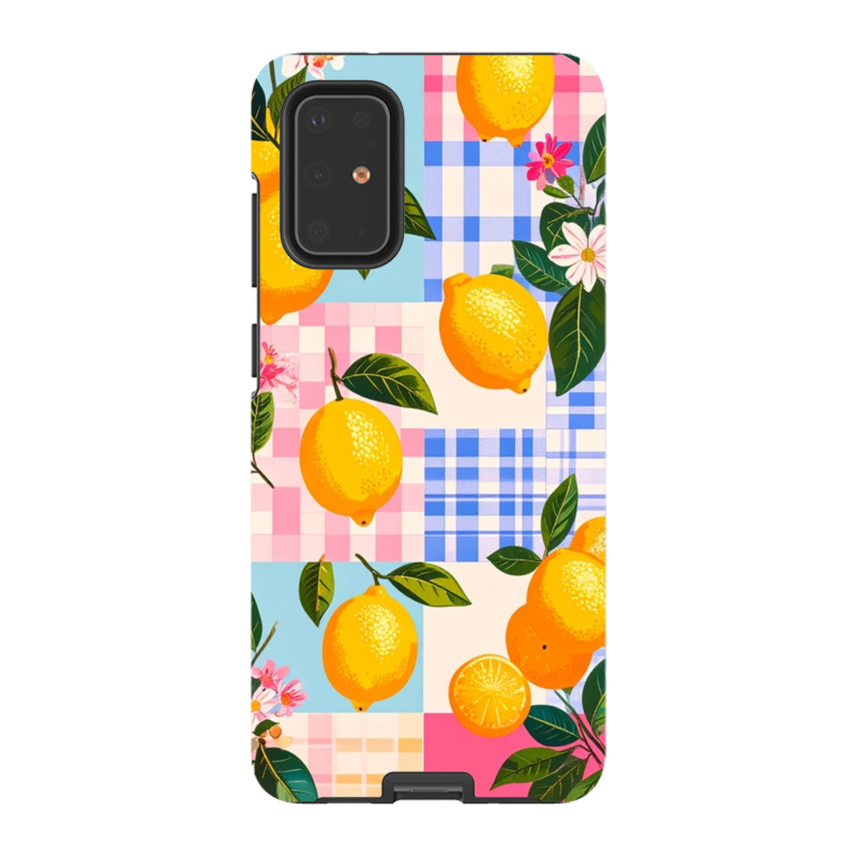 Samsung Tough Case - Lemons and Checks