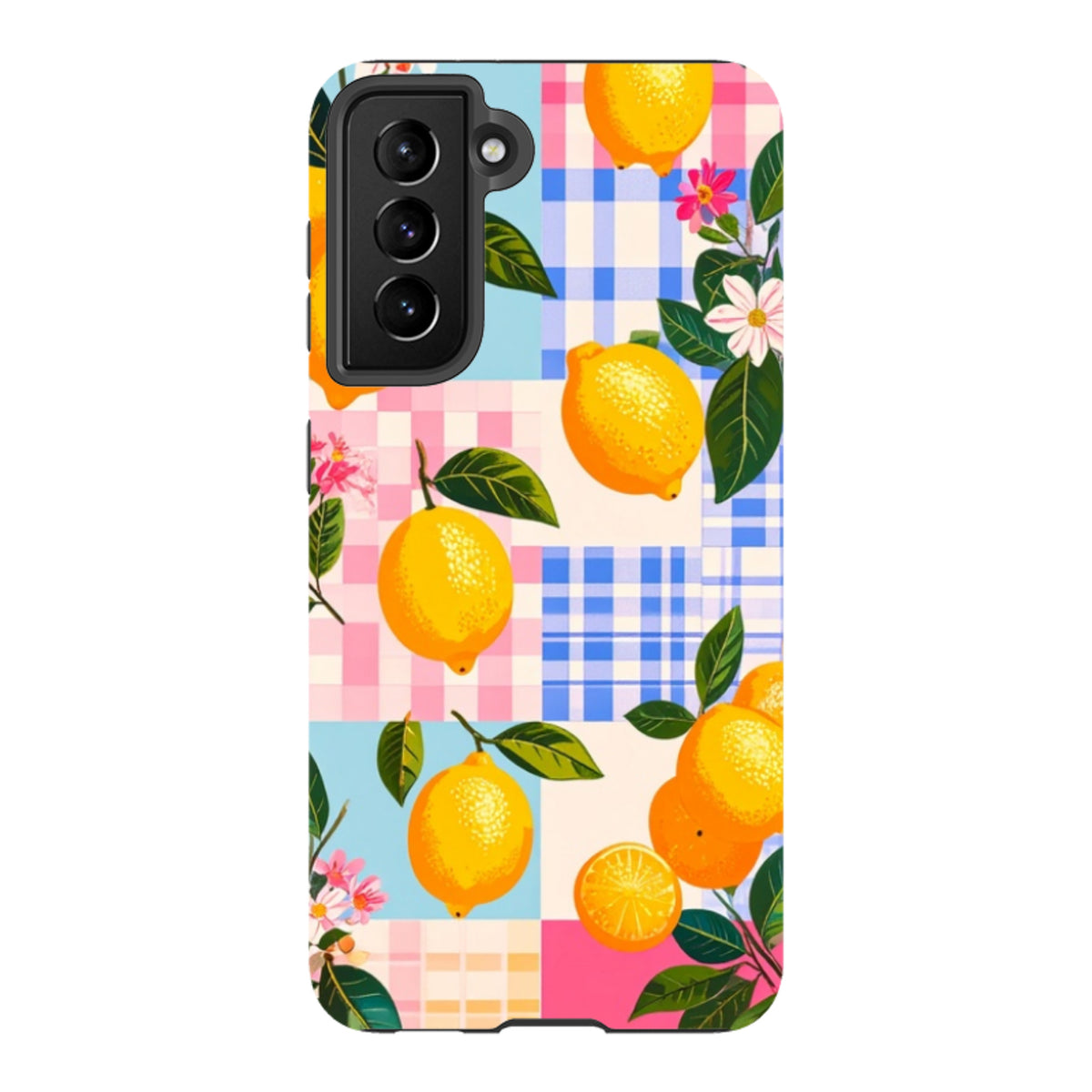 Samsung Tough Case - Lemons and Checks