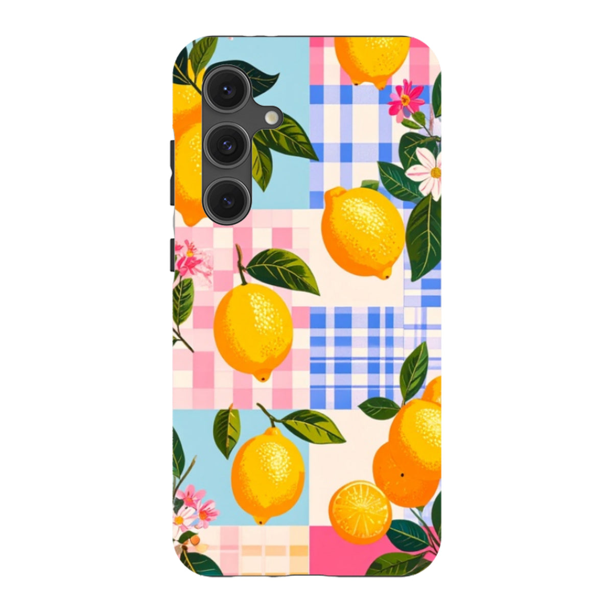 Samsung Tough Case - Lemons and Checks