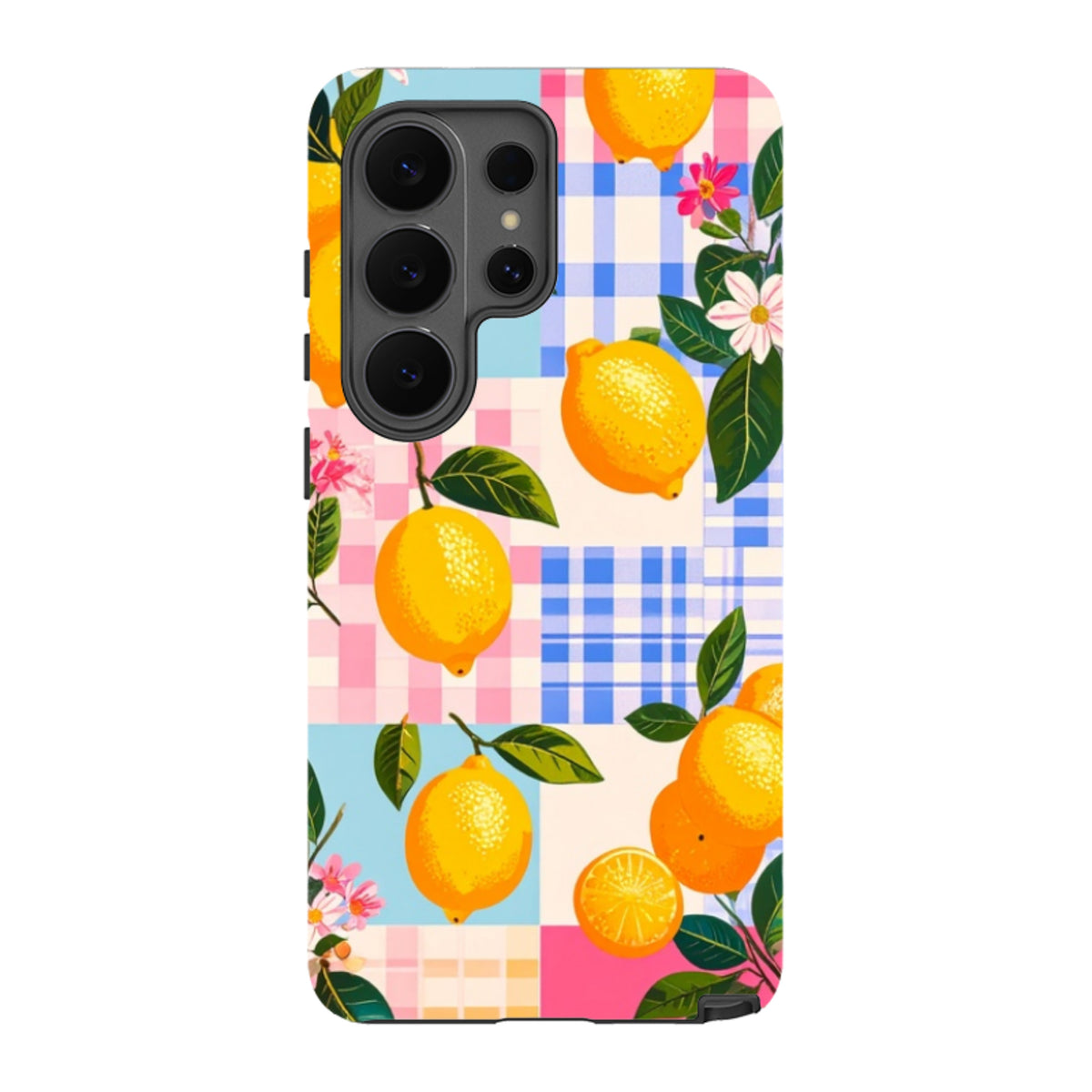 Samsung Tough Case - Lemons and Checks