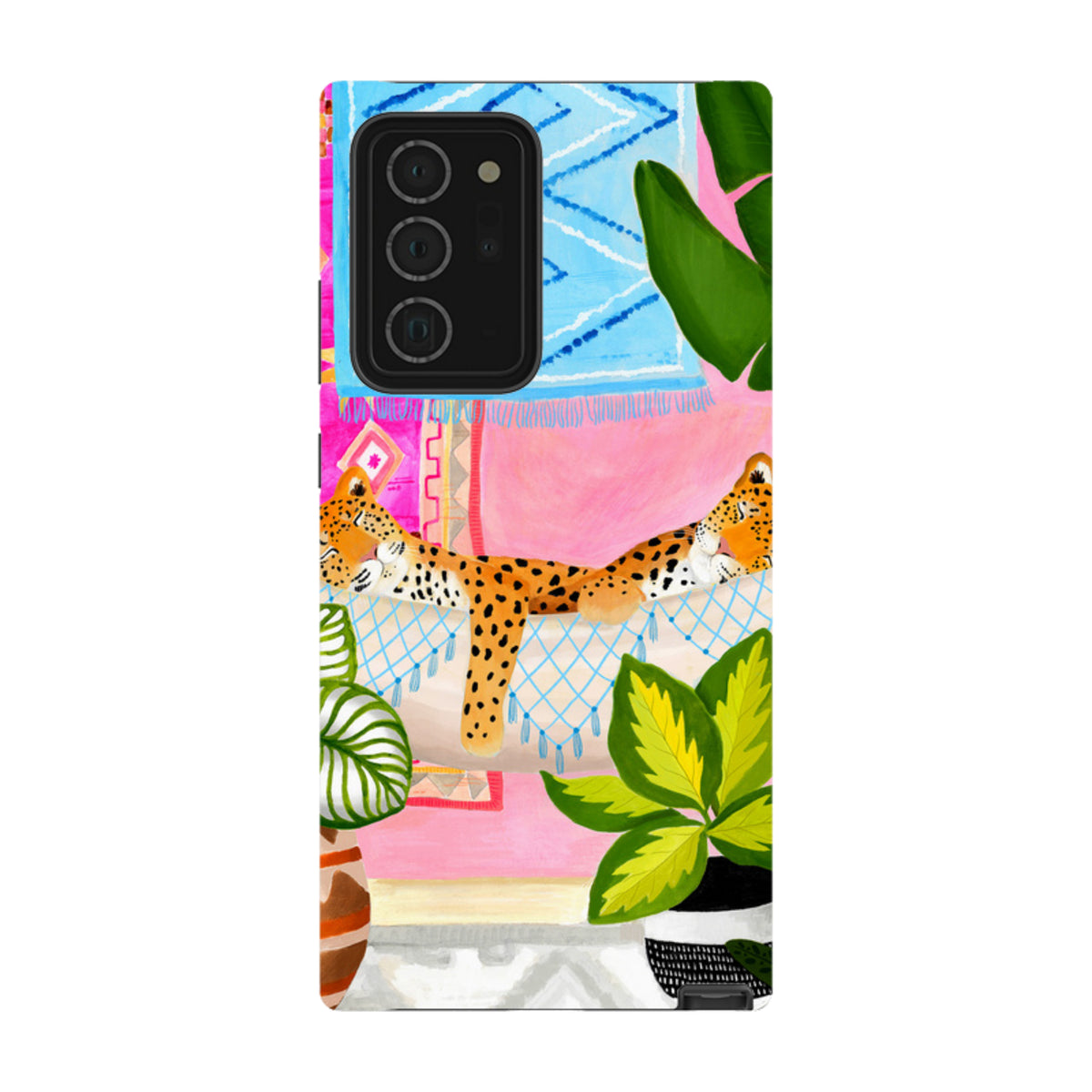 Samsung Tough Case - Leopards In Hammock By Bex Parkin