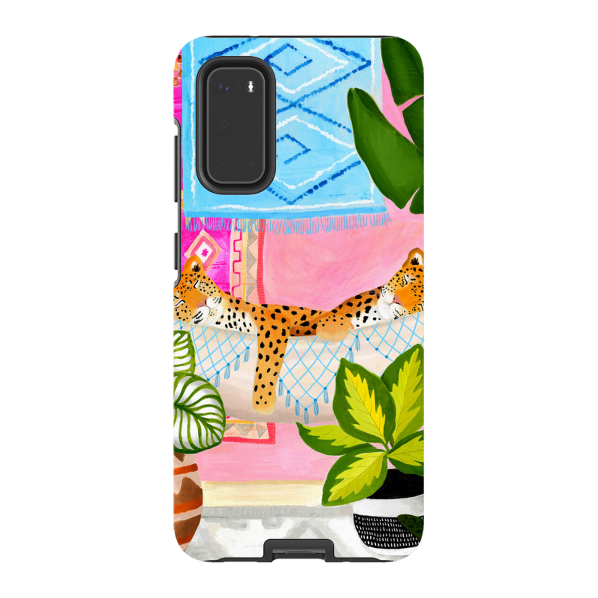 Samsung Tough Case - Leopards In Hammock By Bex Parkin