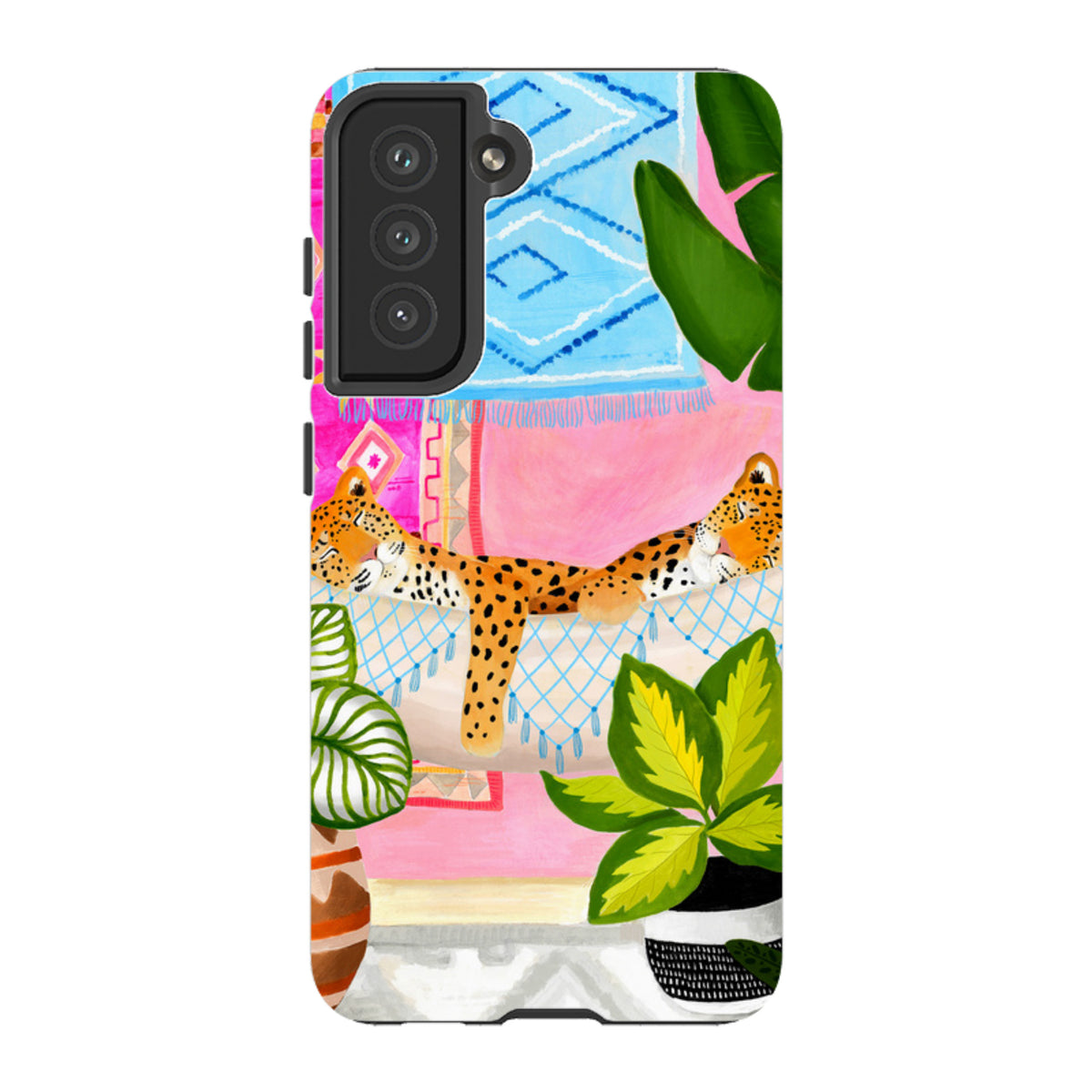 Samsung Tough Case - Leopards In Hammock By Bex Parkin