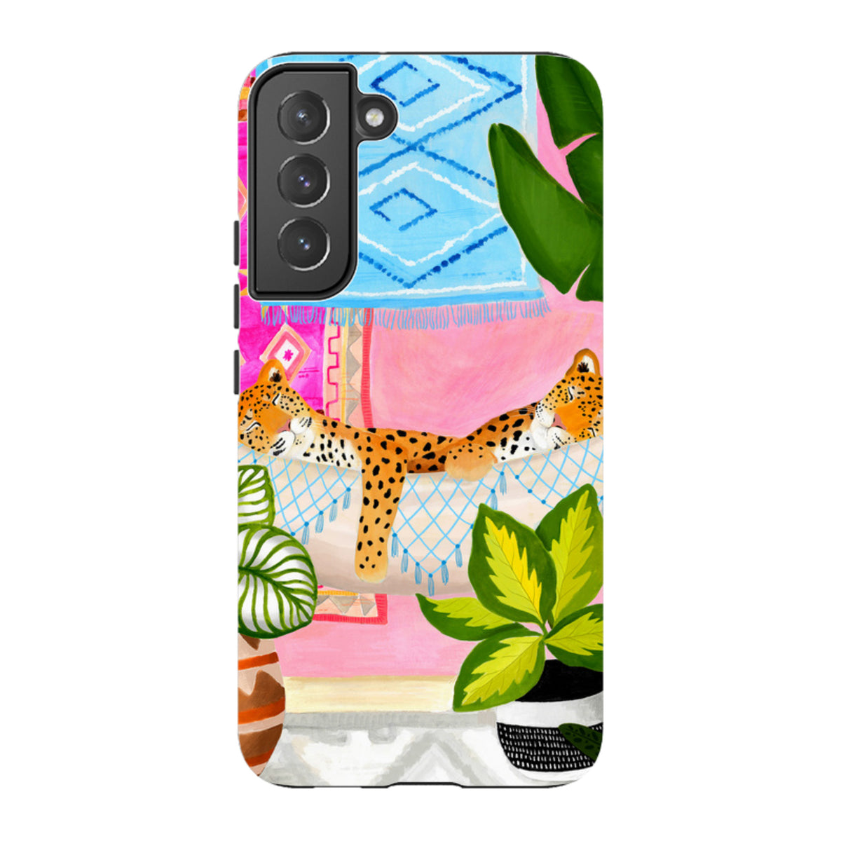 Samsung Tough Case - Leopards In Hammock By Bex Parkin