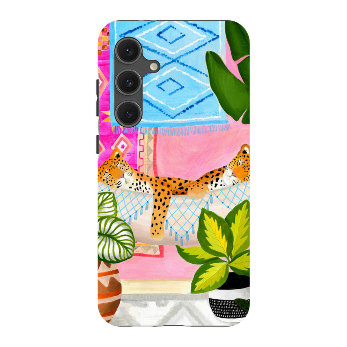 Samsung Tough Case - Leopards In Hammock By Bex Parkin