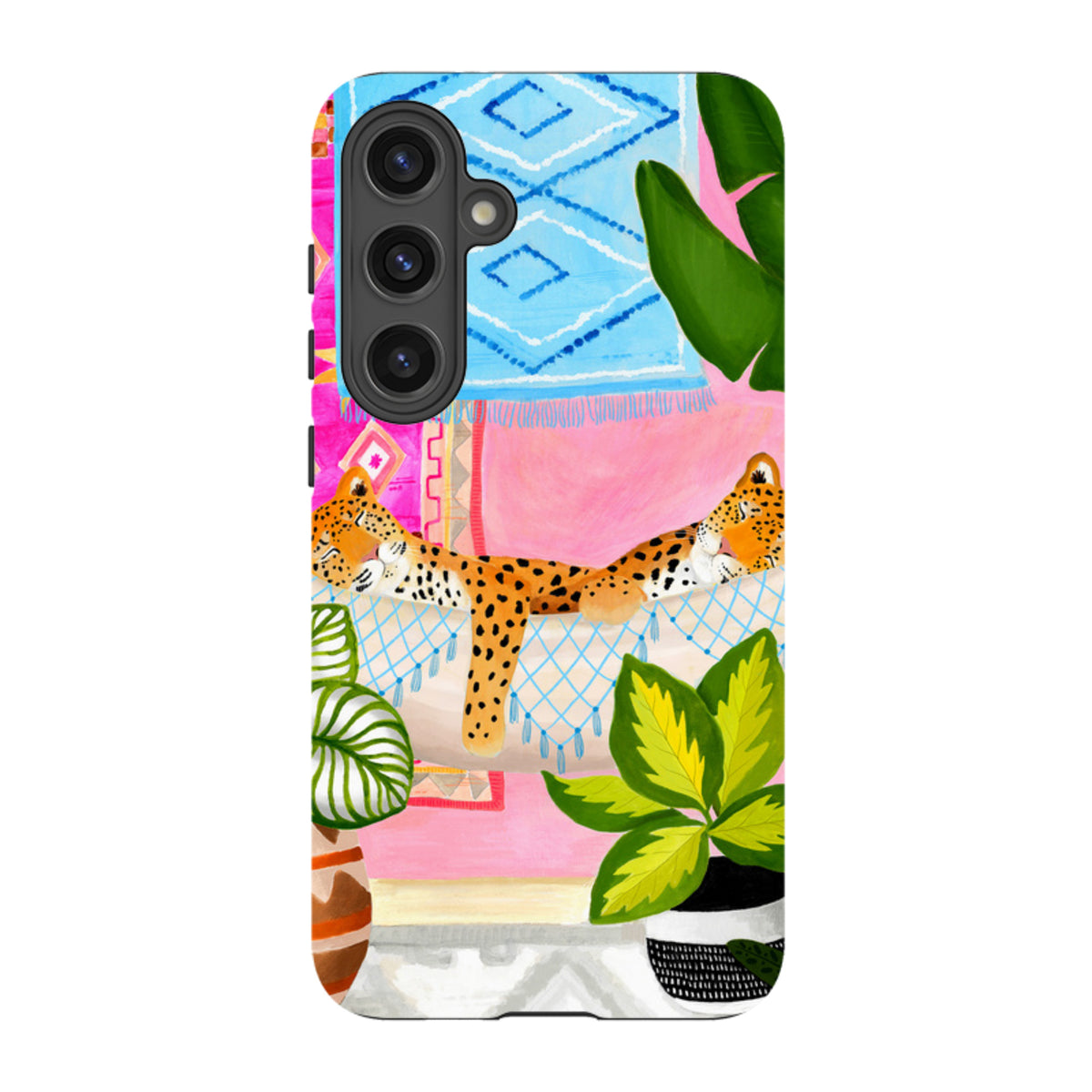 Samsung Tough Case - Leopards In Hammock By Bex Parkin