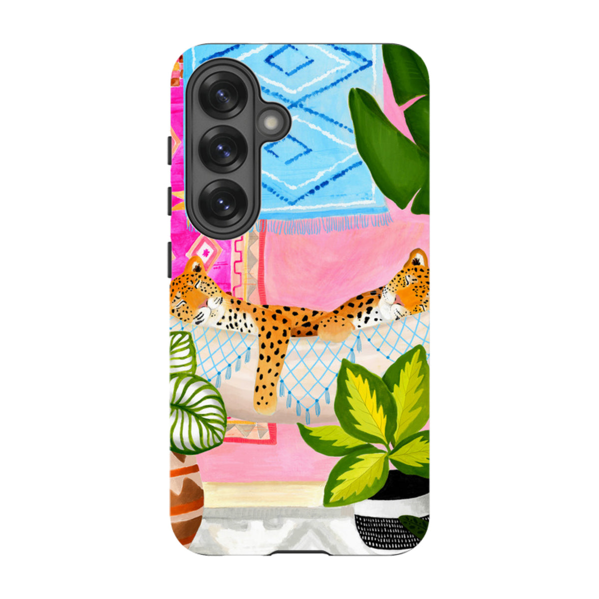 Samsung Tough Case - Leopards In Hammock By Bex Parkin