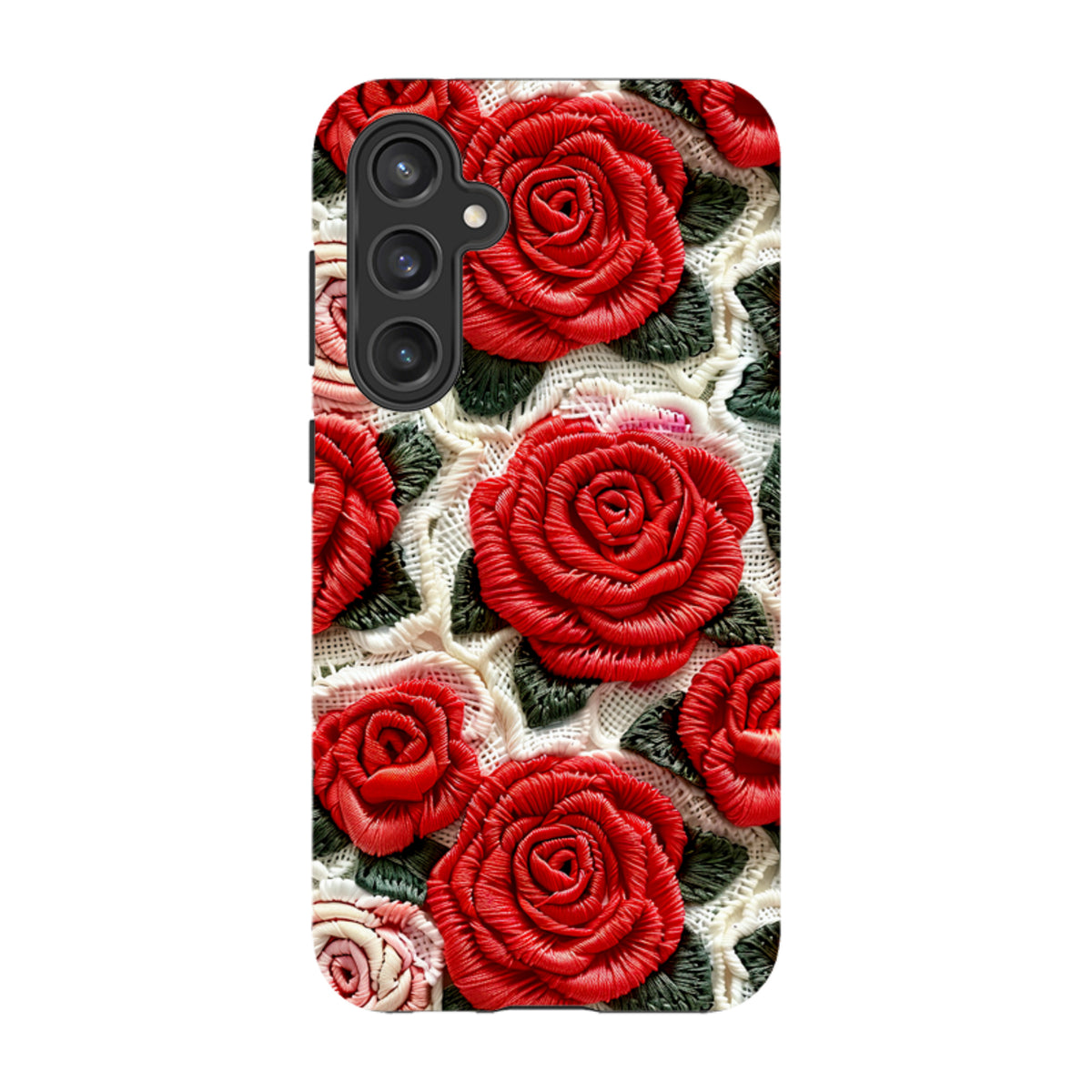 Здрав калъф за Samsung - Светли рози II