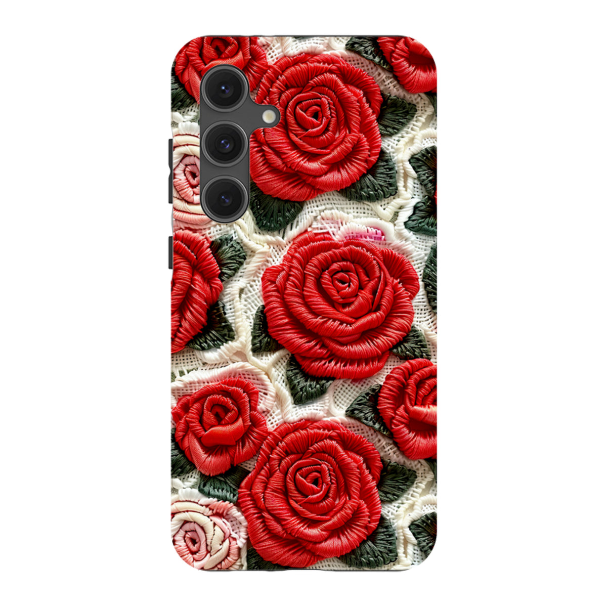 Здрав калъф за Samsung - Светли рози II