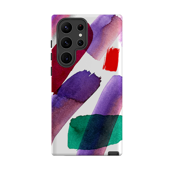 Samsung Tough Case - Lilac Brushes By Kitty Joseph