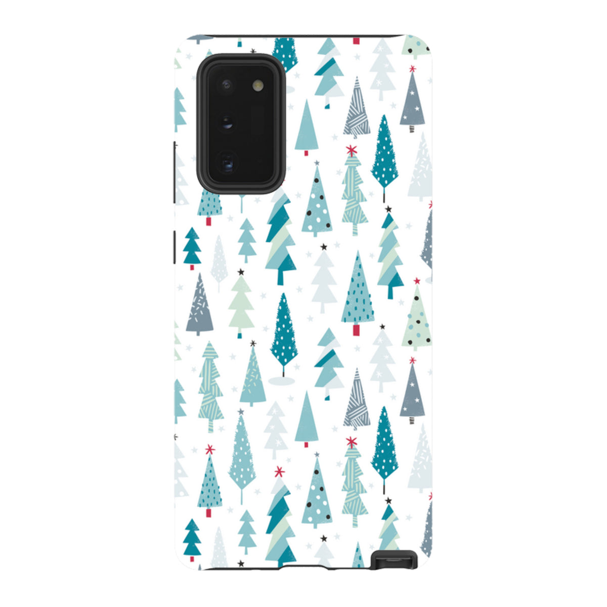 Samsung Tough Case - Little Xmas Trees By Ali Brookes