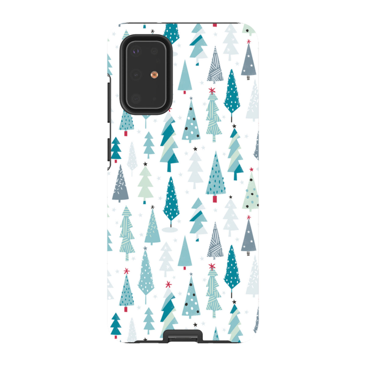 Samsung Tough Case - Little Xmas Trees By Ali Brookes