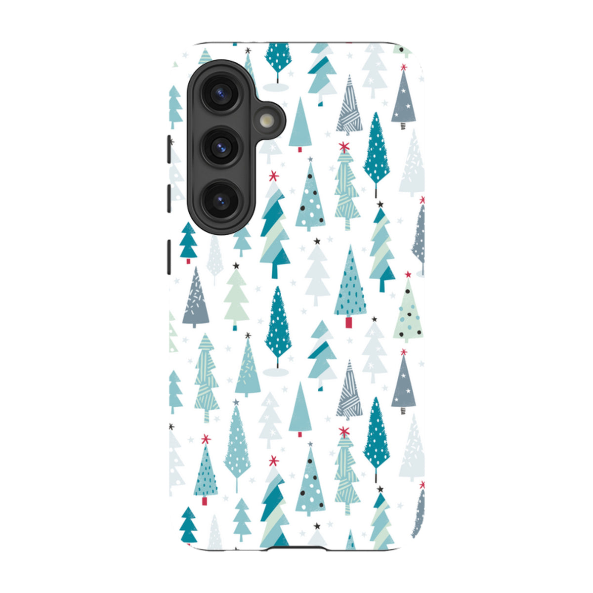 Samsung Tough Case - Little Xmas Trees By Ali Brookes