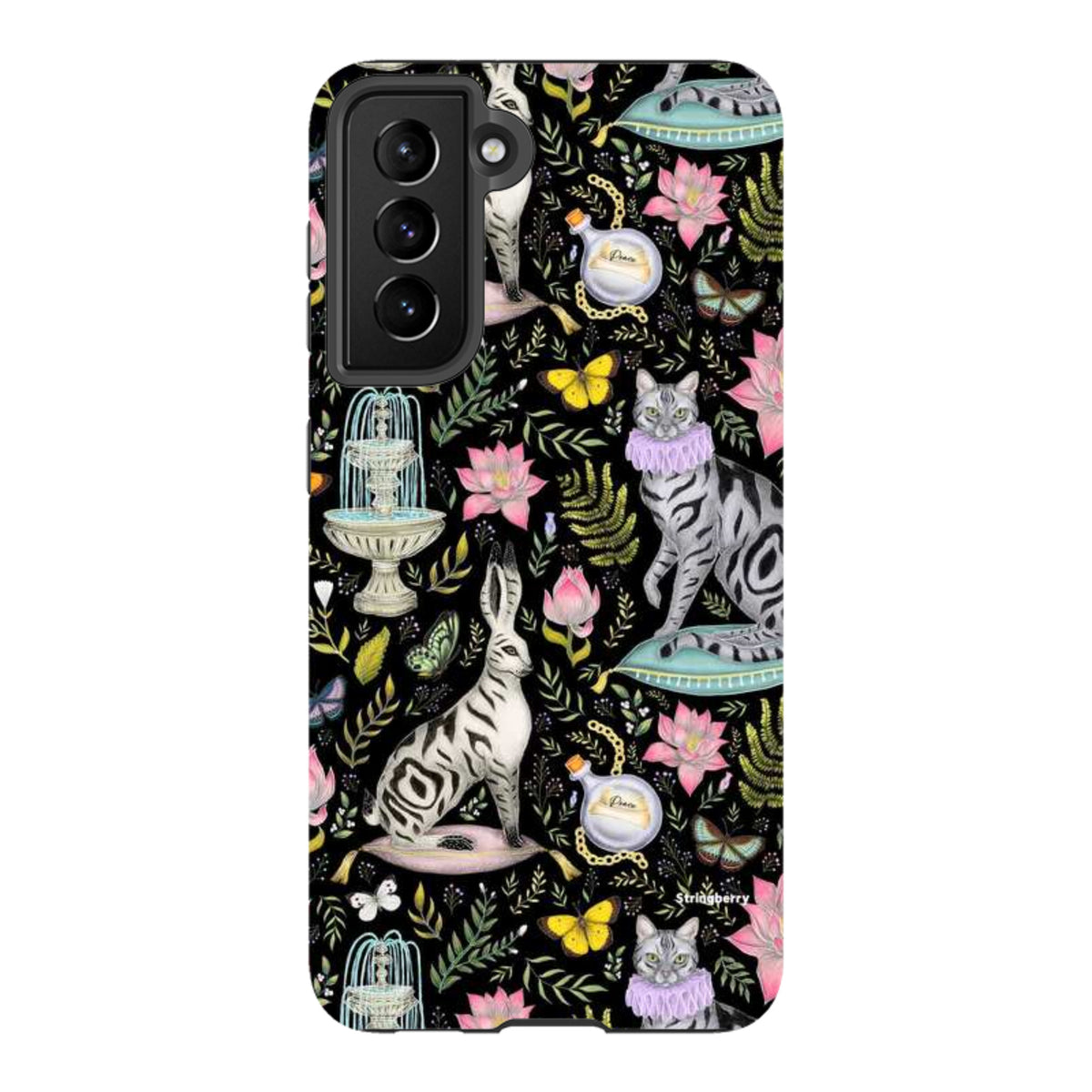 Samsung Tough Case - Lotus Garden By Catherine Rowe