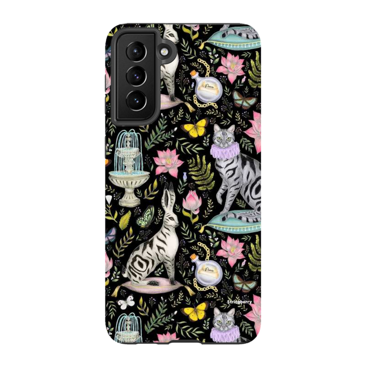 Samsung Tough Case - Lotus Garden By Catherine Rowe