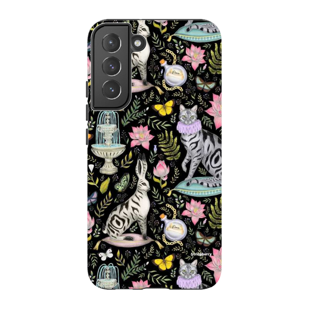 Samsung Tough Case - Lotus Garden By Catherine Rowe