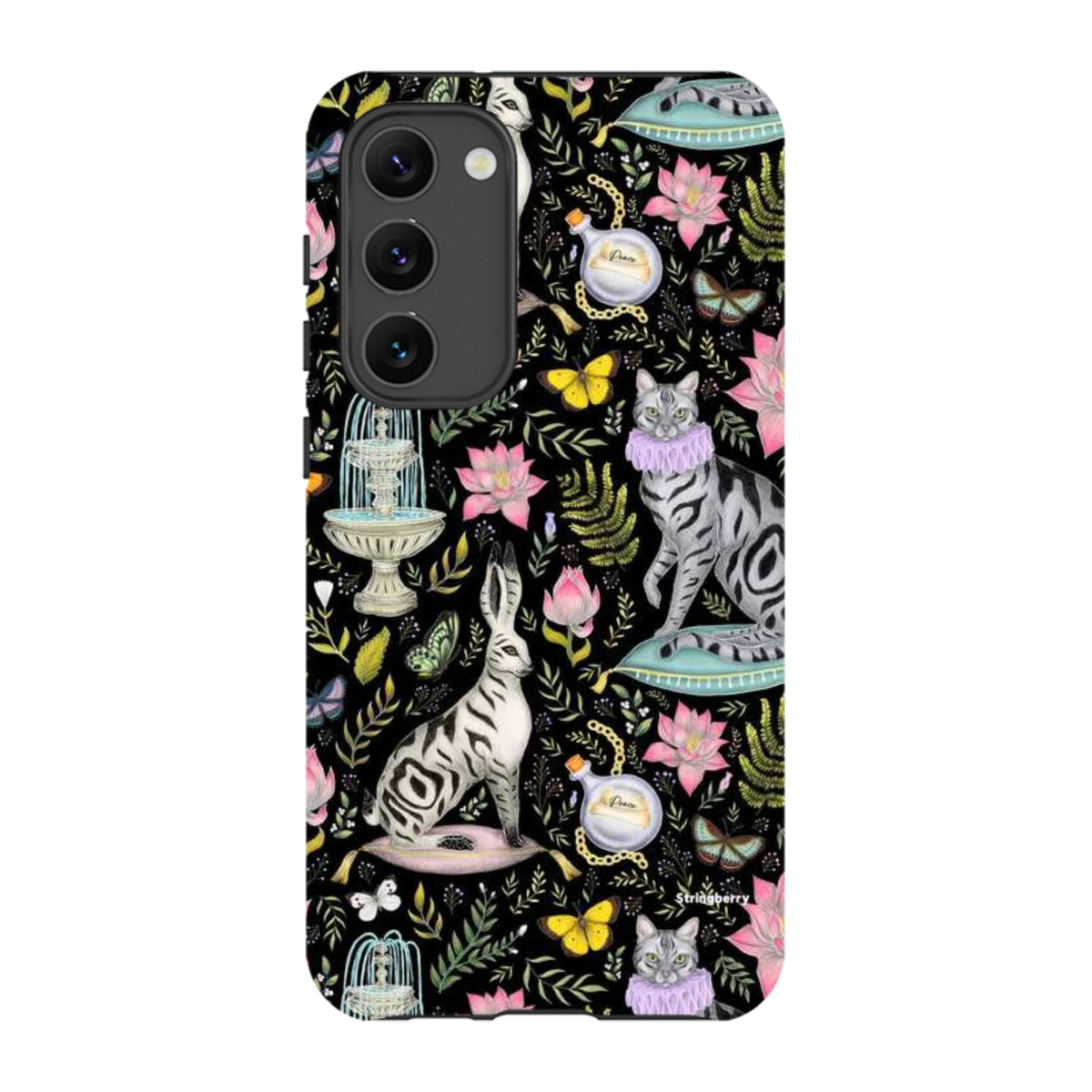 Samsung Tough Case - Lotus Garden By Catherine Rowe