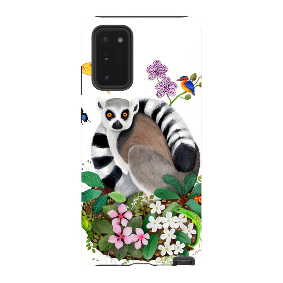Samsung Tough Case - Madagascar Lemur By Bex Parkin