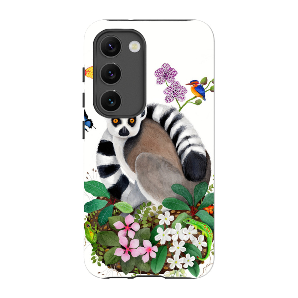 Samsung Tough Case - Madagascar Lemur By Bex Parkin