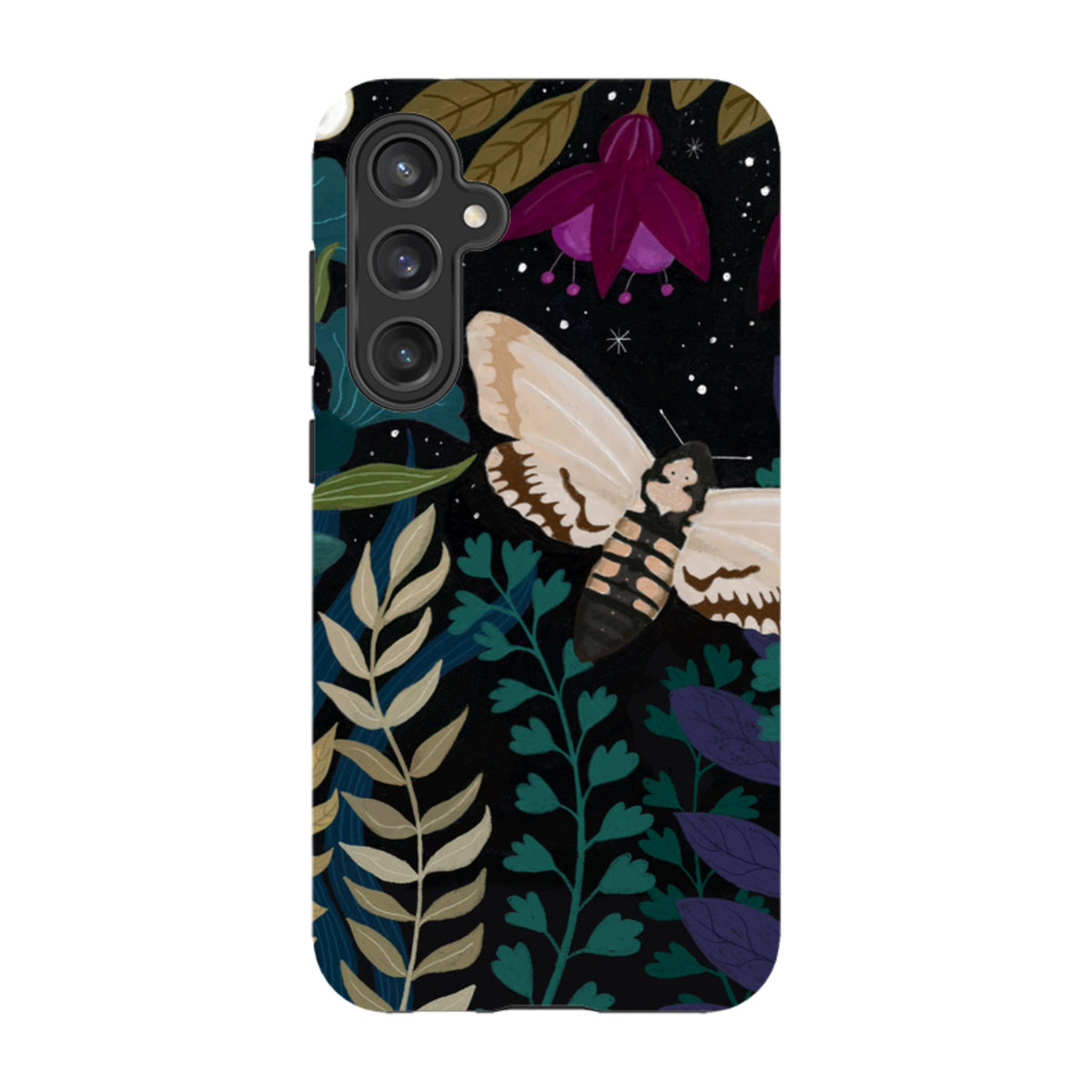 Samsung Tough Case - Midnight Moths By Bex Parkin