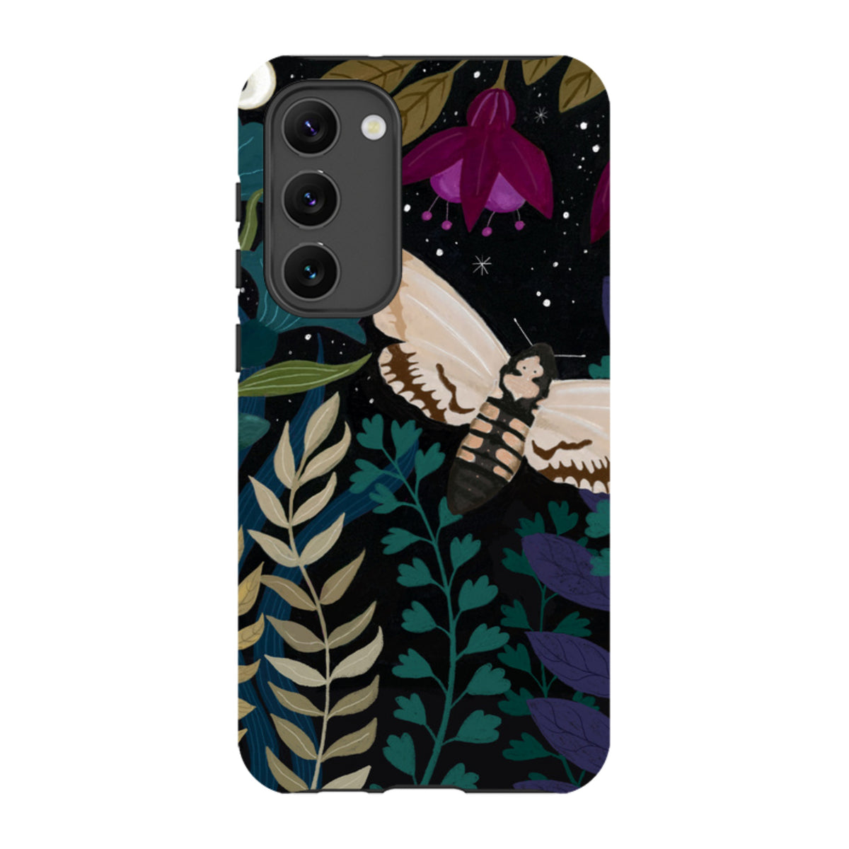 Samsung Tough Case - Midnight Moths By Bex Parkin