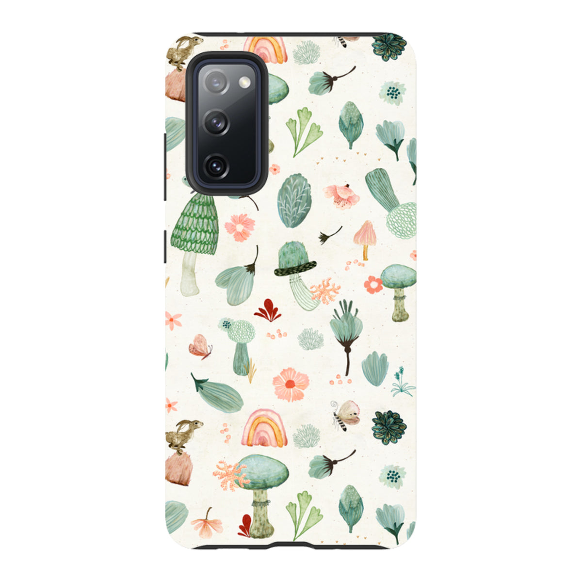 Samsung Tough Case - Mushroom World Cream By Katherine Quinn
