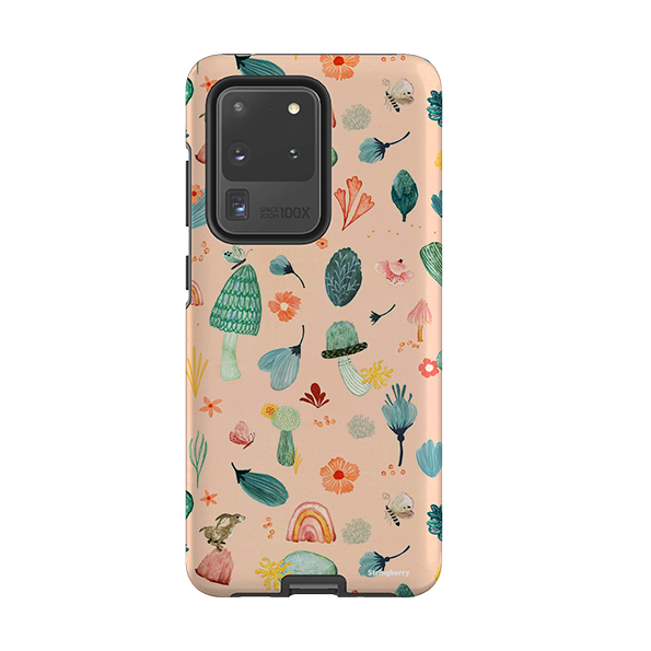 Samsung Tough Case - Mushroom World Pink By Katherine Quinn