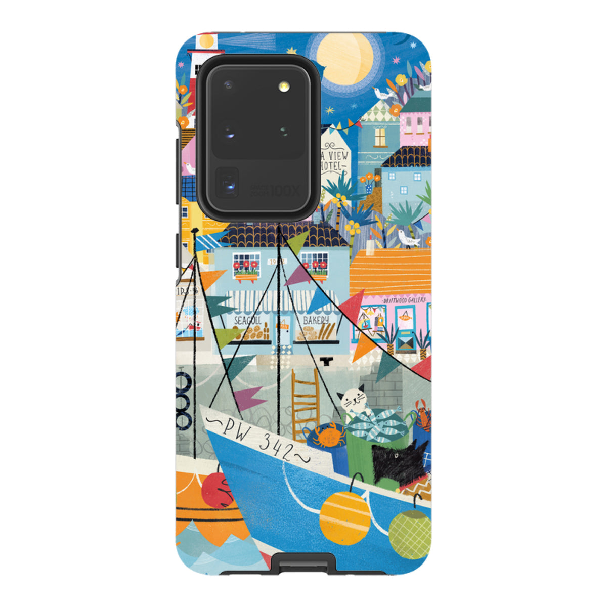 Samsung Tough  Case - Night Harbour 1 By Ali Brookes
