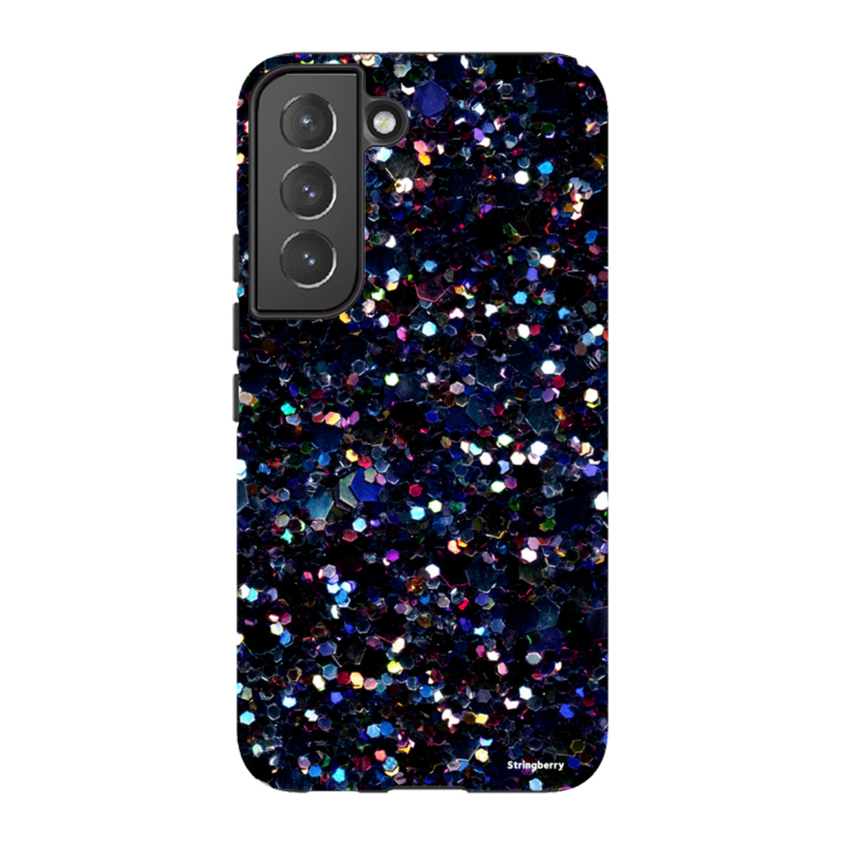 Samsung Galaxy tough case featuring a matte Night Sky design by Kitty Joseph with vibrant, non-glittering dark colors.