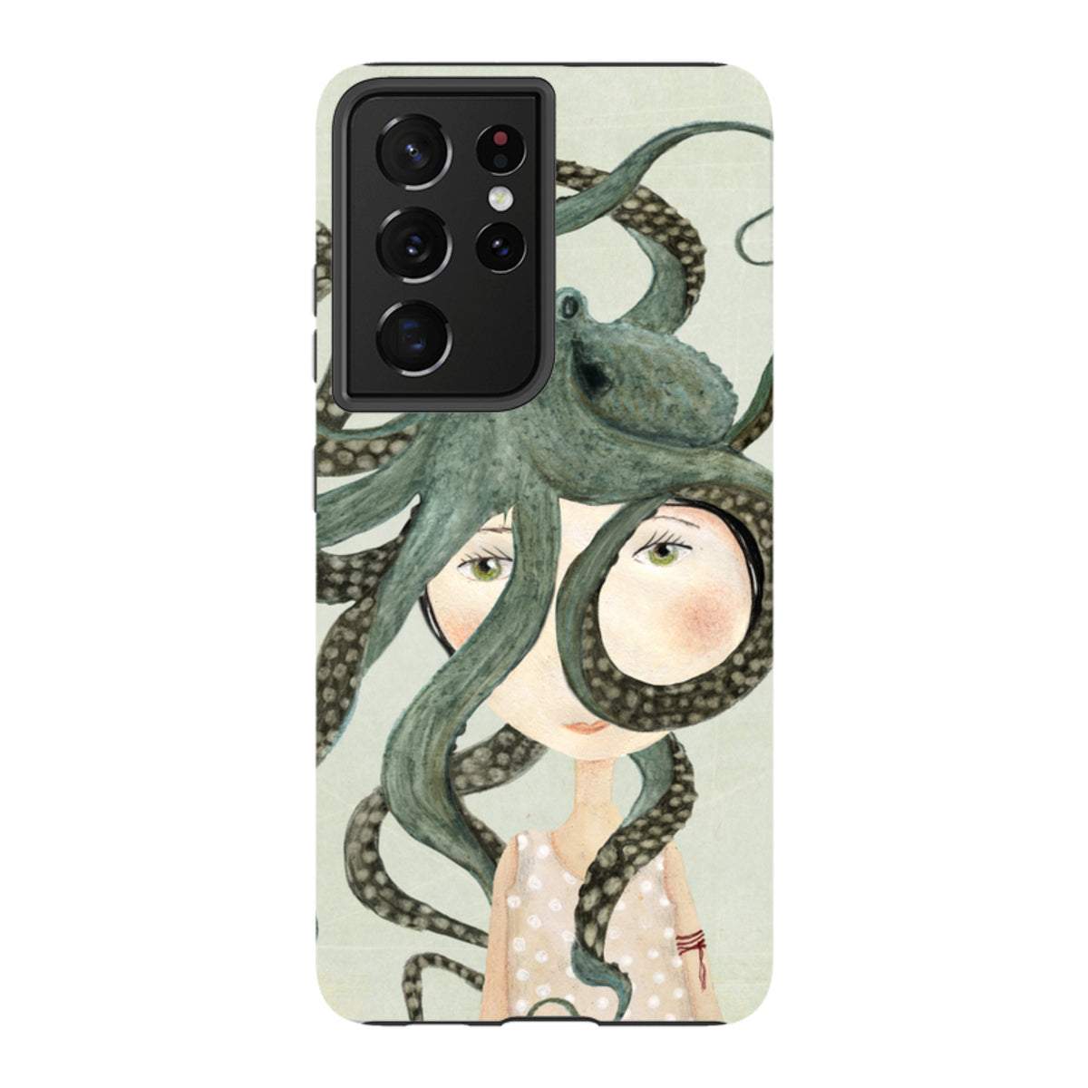 Samsung Tough Case - Octopus Girl By Katherine Quinn