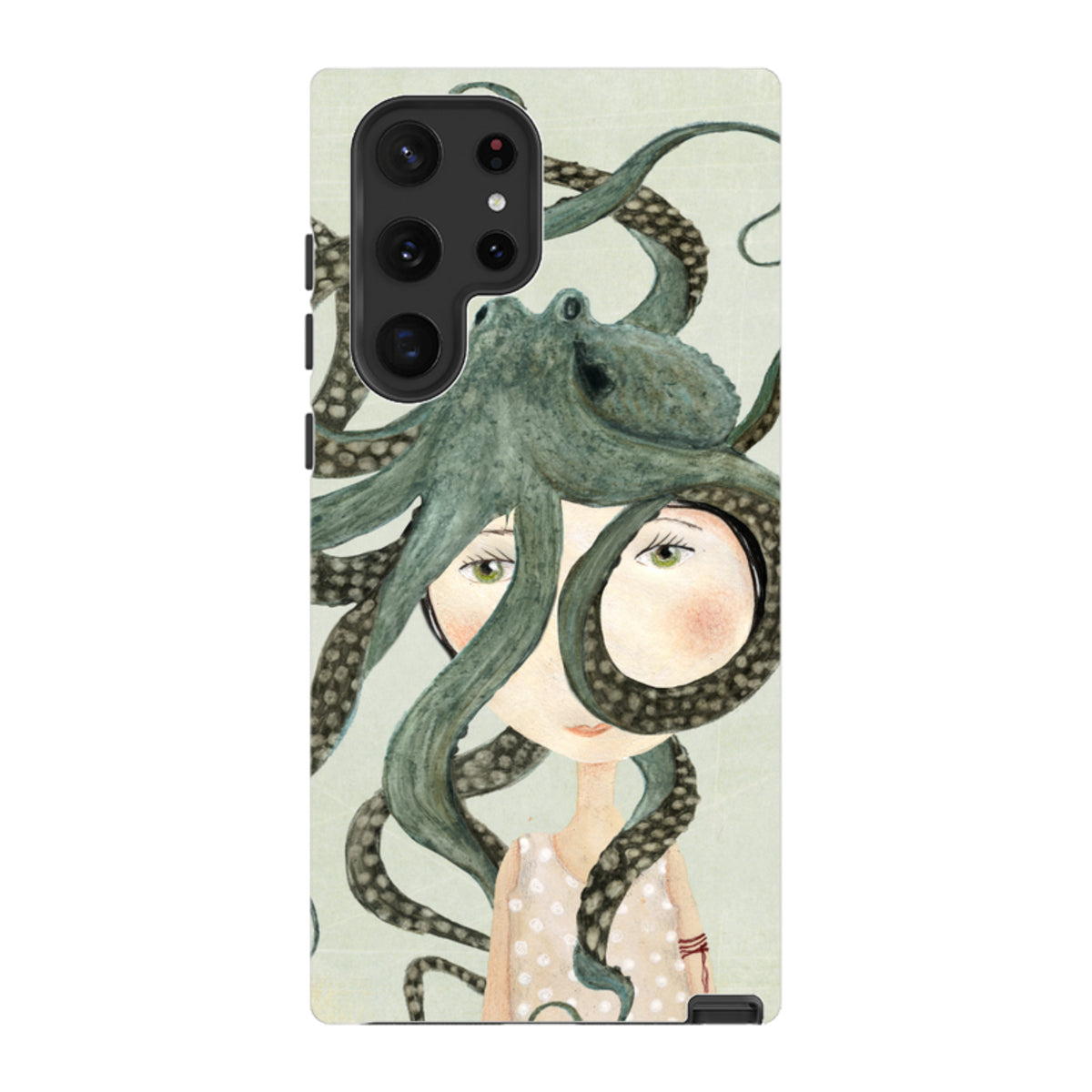 Samsung Tough Case - Octopus Girl By Katherine Quinn