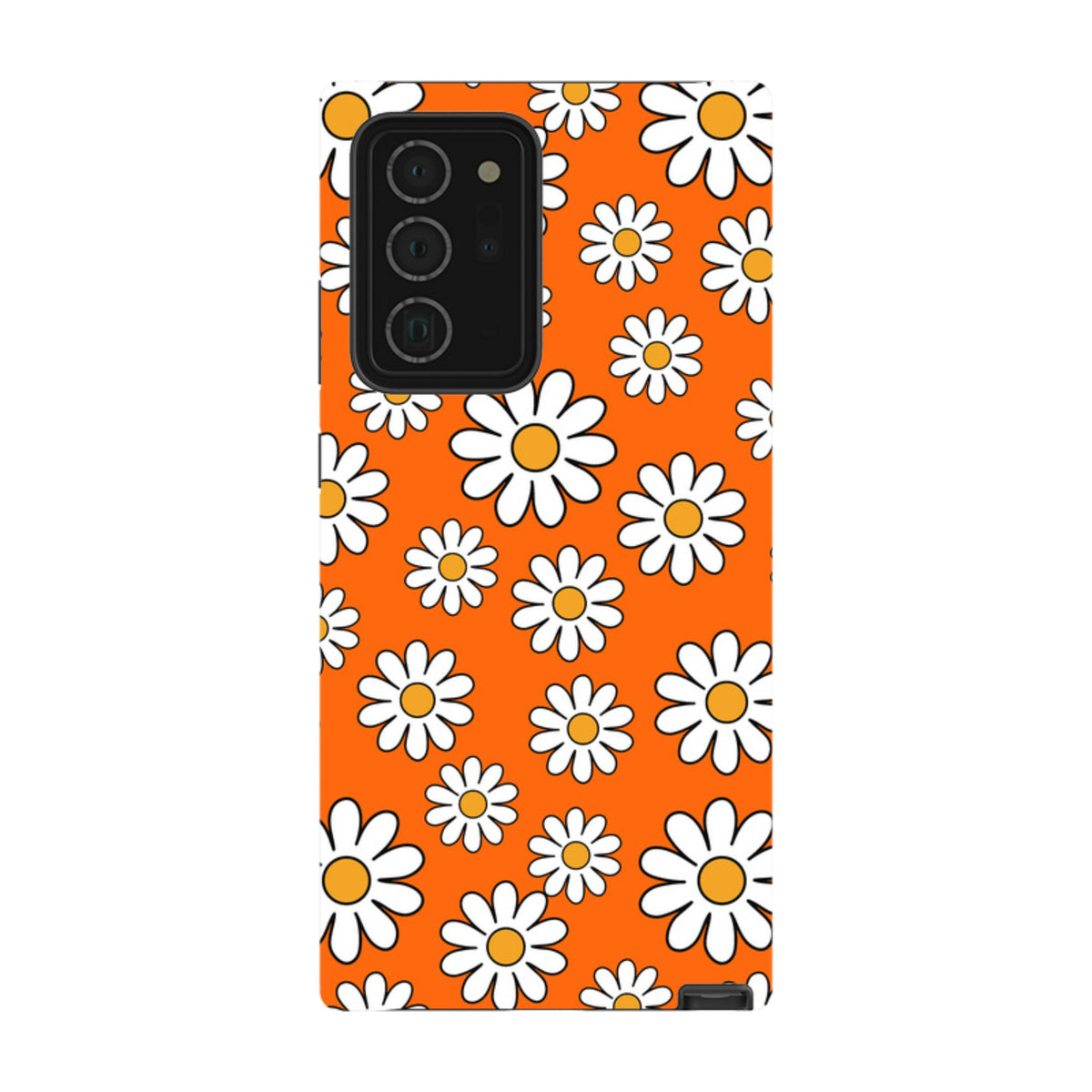 Samsung Tough Case - Orange Daisies