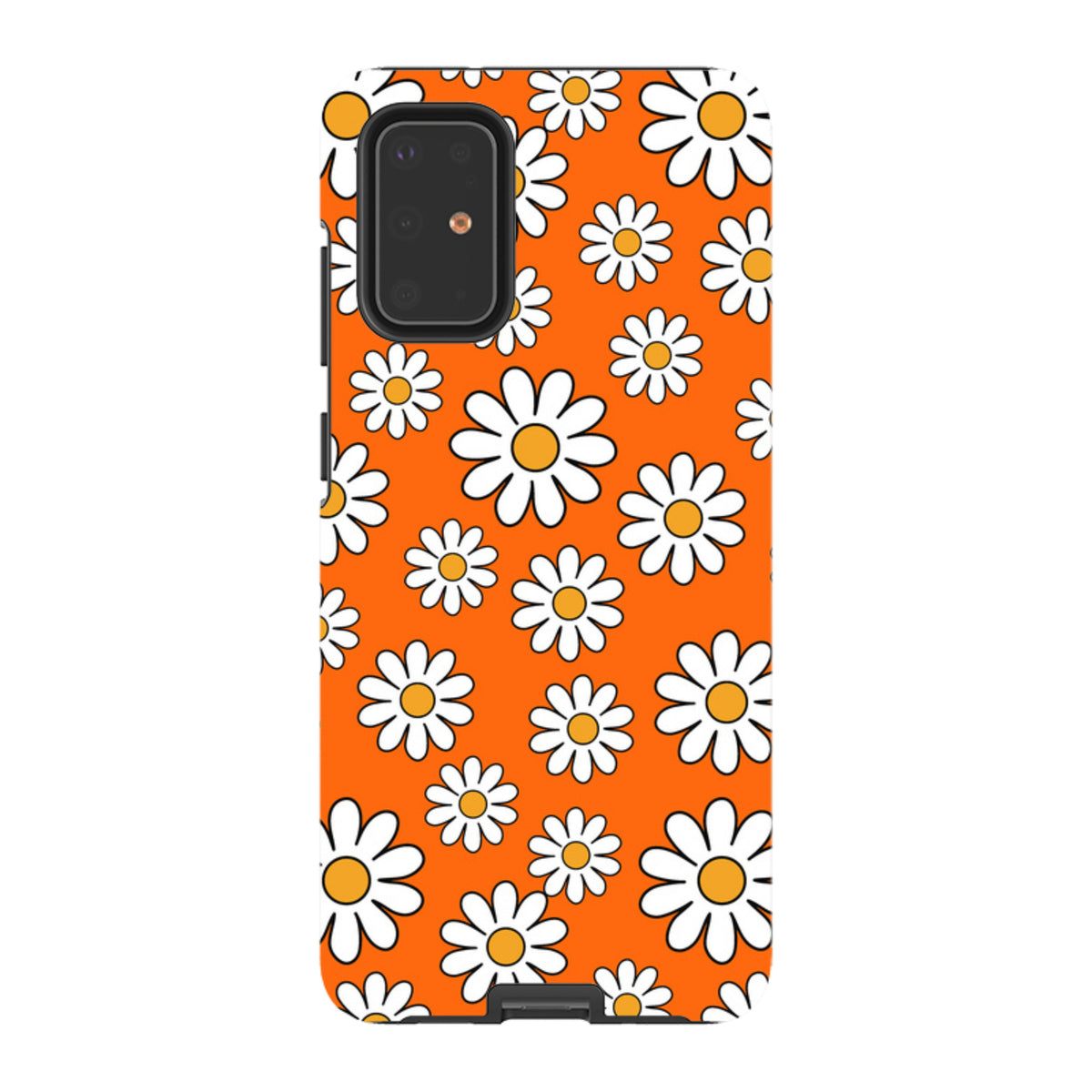 Samsung Tough Case - Orange Daisies