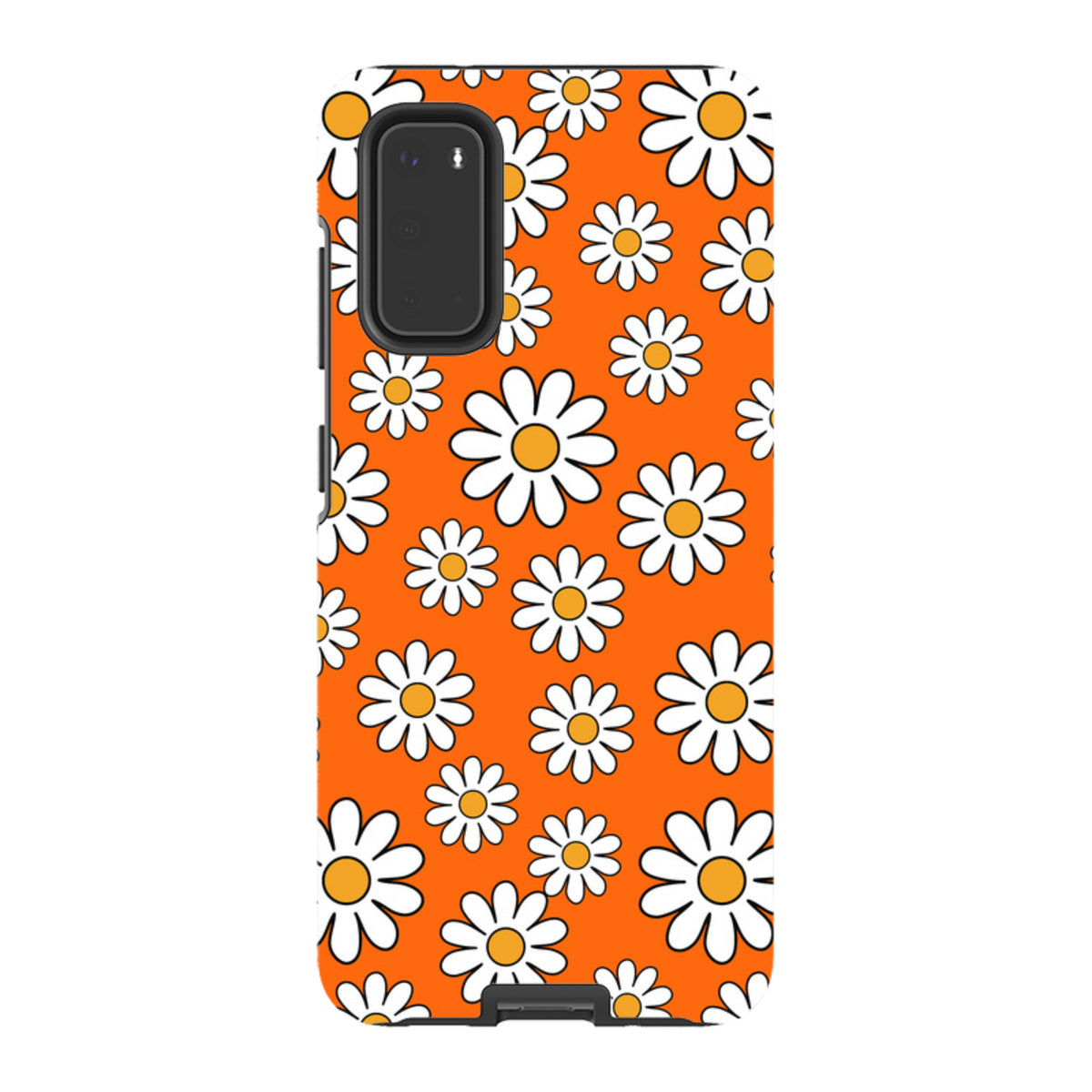 Samsung Tough Case - Orange Daisies
