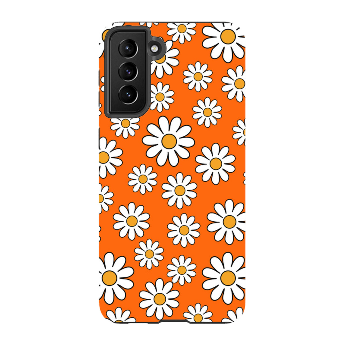 Samsung Tough Case - Orange Daisies