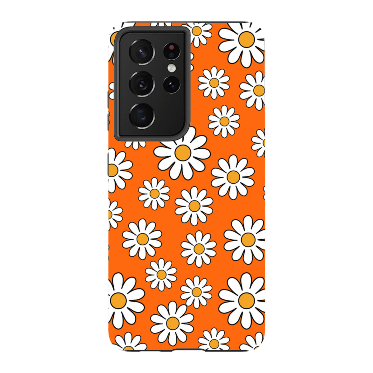 Samsung Tough Case - Orange Daisies