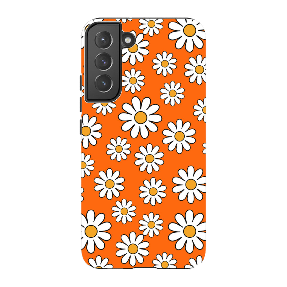 Samsung Tough Case - Orange Daisies